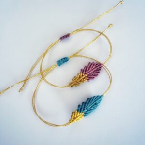 Braccialetti piuma