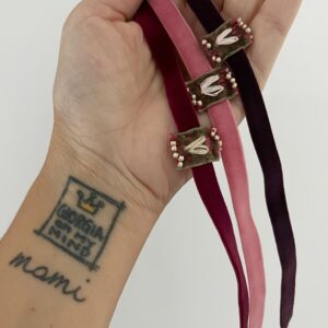 Braccialetto cuore velvet